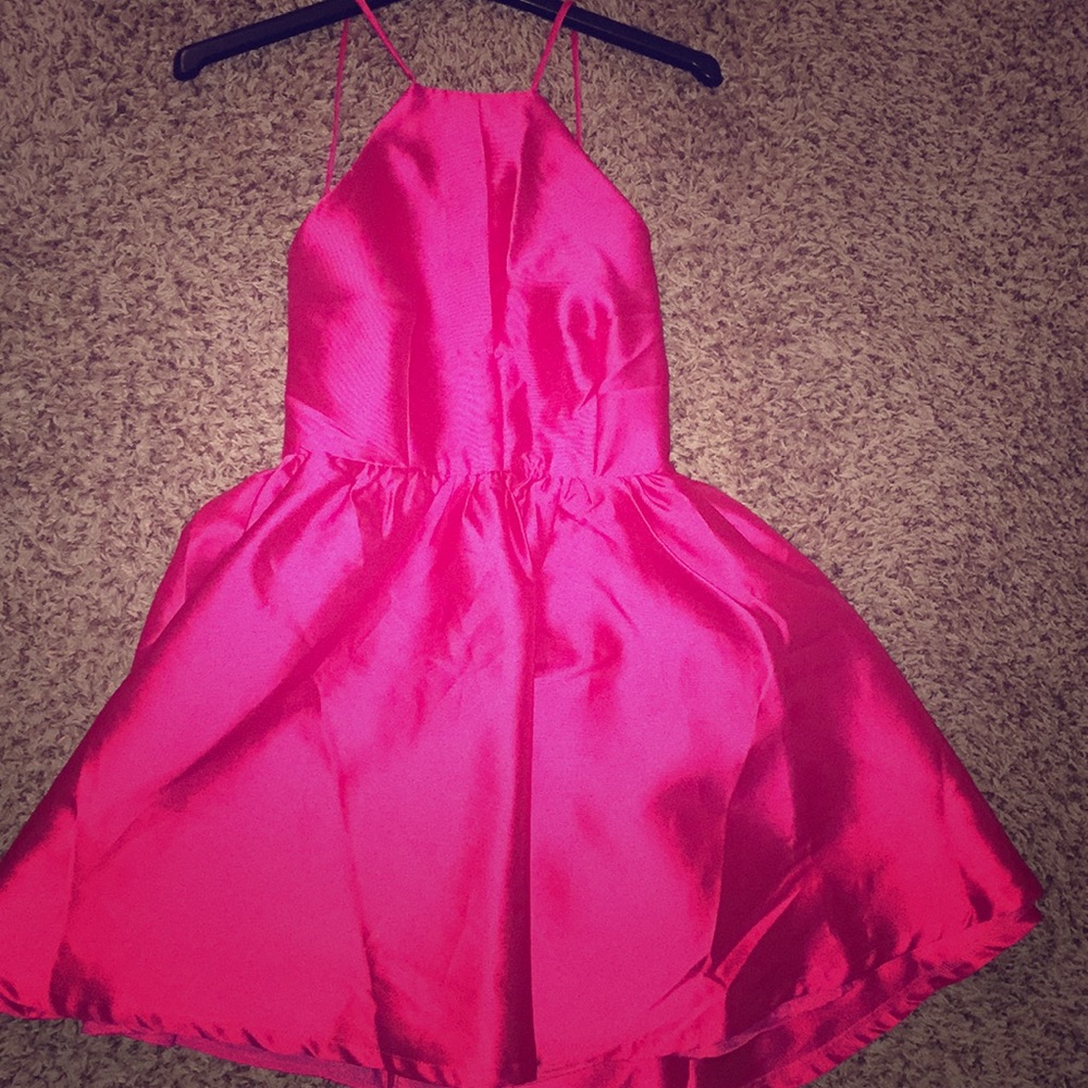 fashion nova pink dress